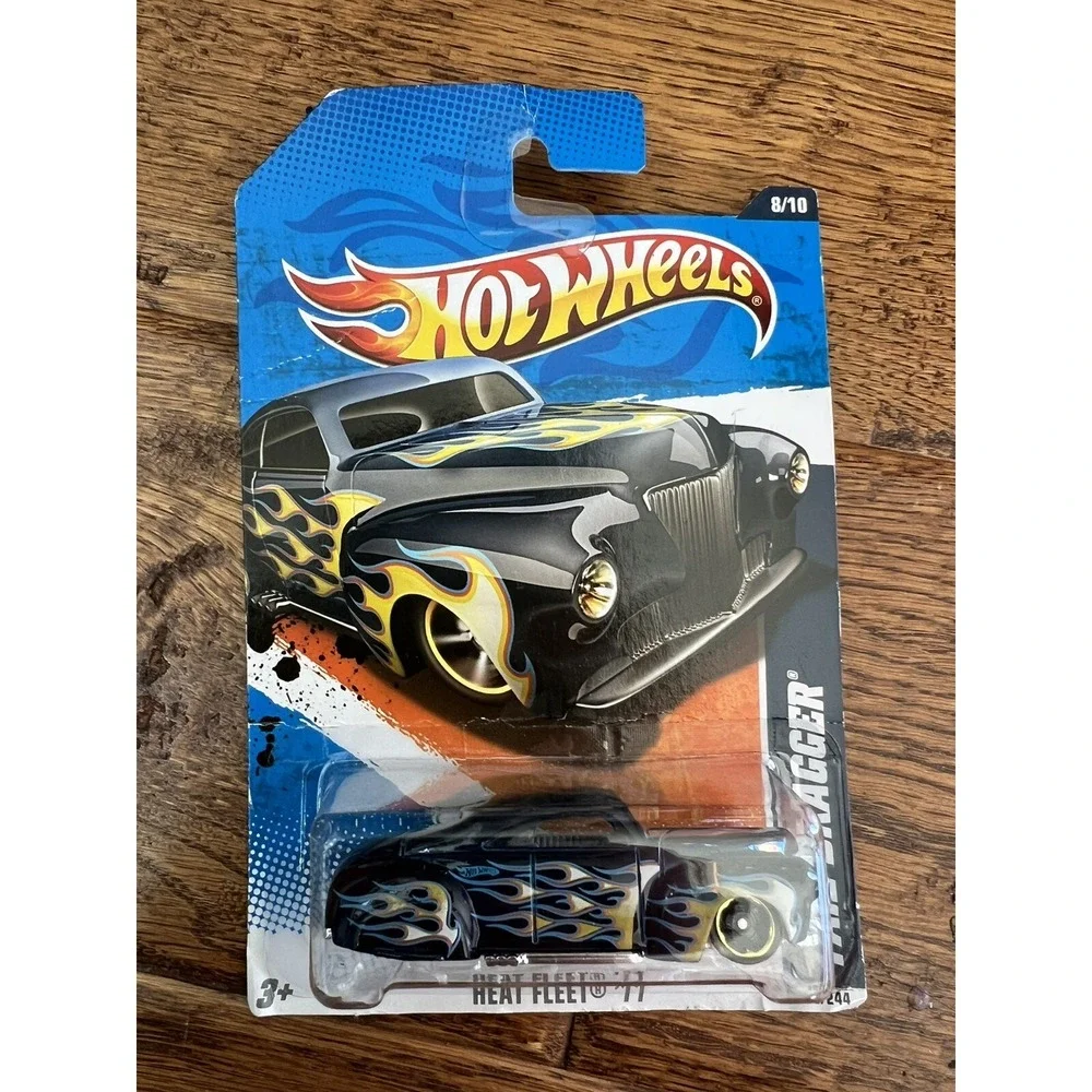 Hot Wheels 2011 #98‎ Heat Fleet #8/10 Tail Dragger Blue